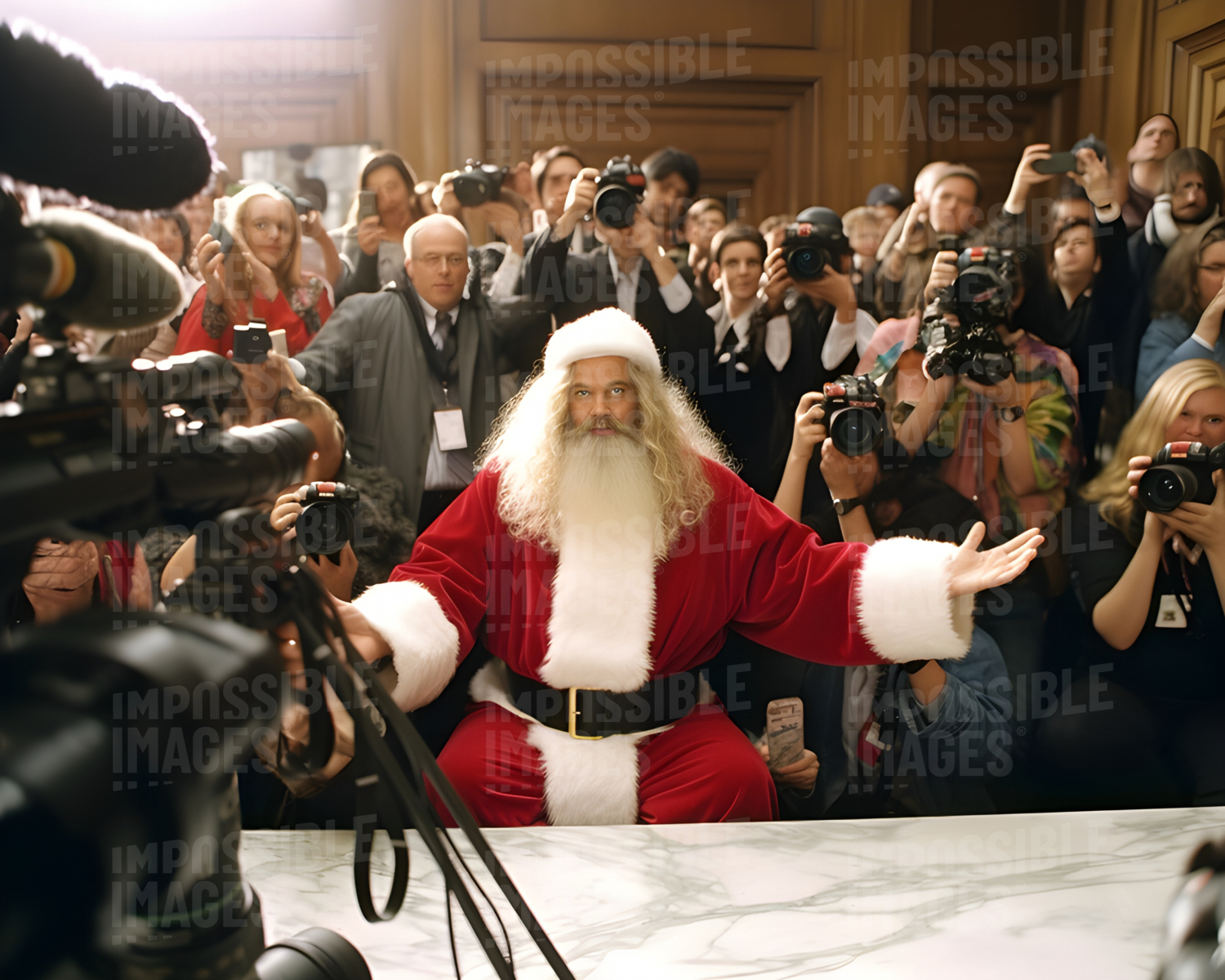 Santa on trial -  Santa Claus is on trial for breaking the law, facing a jury of his peers to decide his fate. Will justice be served or will Santa be able to prove his innocence?