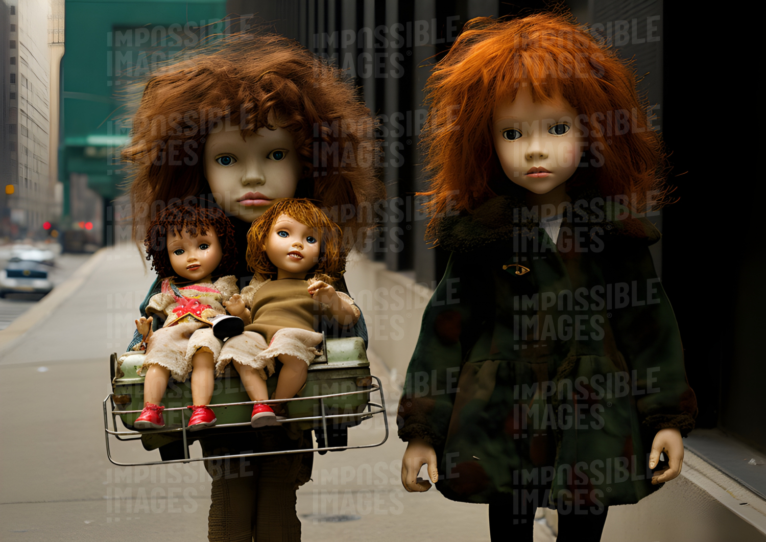 Freaky dolls with dolls