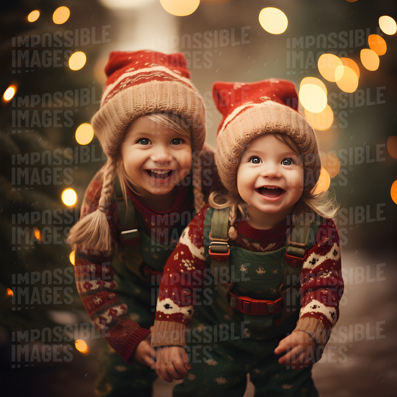 Adorable festive children